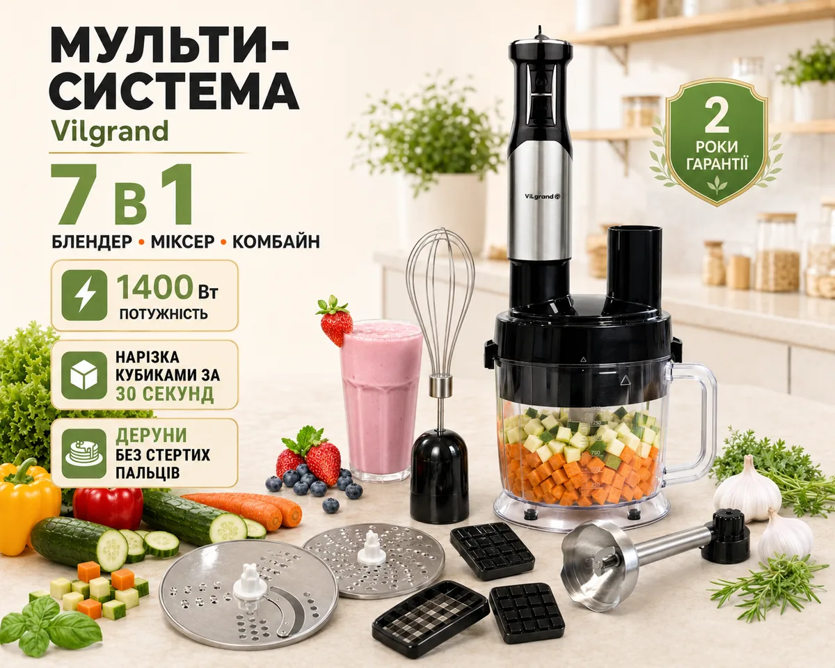 Блендер ViLgrand VBH14072 7в1